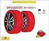 CALZE DA NEVE per auto OMOLOGATE Catene da neve Specifiche per Compass con sezione Ruote Gomme Cerchio 225/55-18 T00075