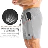 ZENWILL DryFlow Męskie spodenki sportowe Krótkie spodenki gimnastyczne, Ciemnoszary, XL