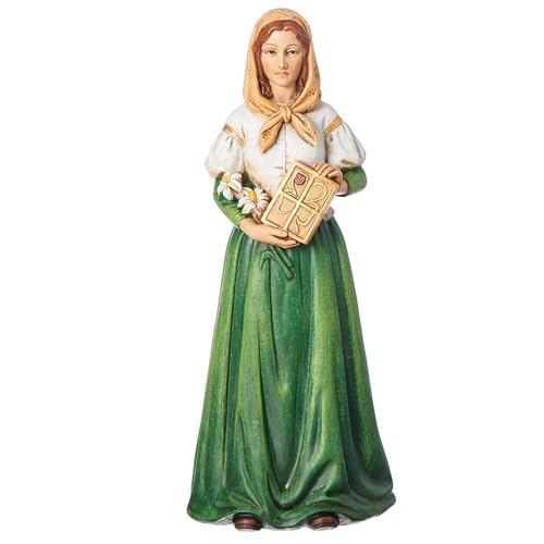 Josephs Studio by Roman St. Dymphna Figure 6 Religious Tabletop Statue Renaissance Collection Faith Decor