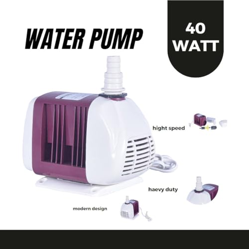 Image of ZAIBTRONIX 40 Watt Submersible Water Aquarium Pump - 180V-230V, 8 Feet Cooler Pump for Desert Air Cooler, Fountains (40 Watt)