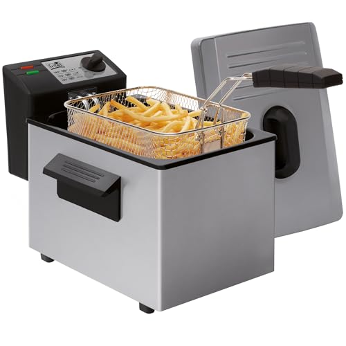 Fritel A106 friteuse - zone froide - 4 litres - couvercle inox anti-poussière - 2400 Watt
