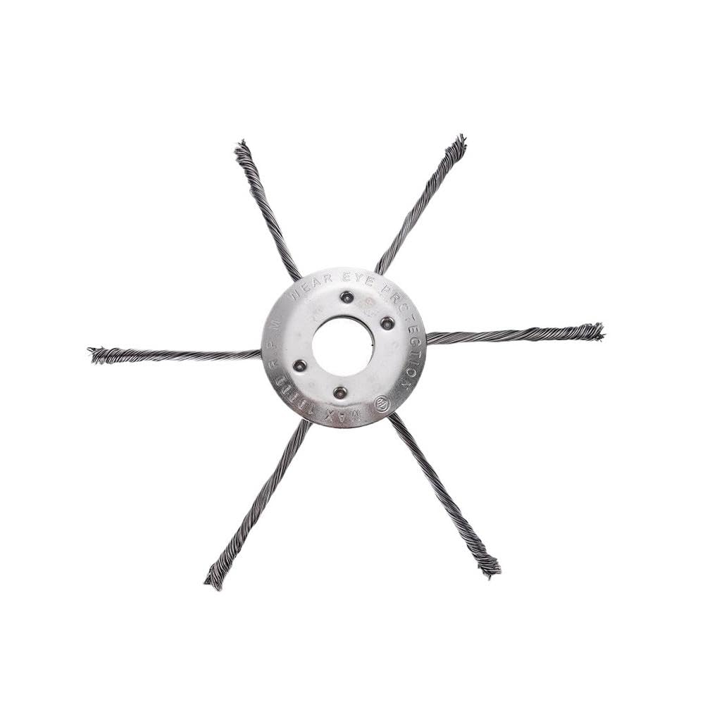 Cabezal de Corte Hierba Alambre Acero 7/8/9 Pulgadas, Cepillo Universal for Malas Hierbas, Compatible con cortacésped eléctrico, desbrozadora, eliminación óxido Musgo(F 9in 230MM)