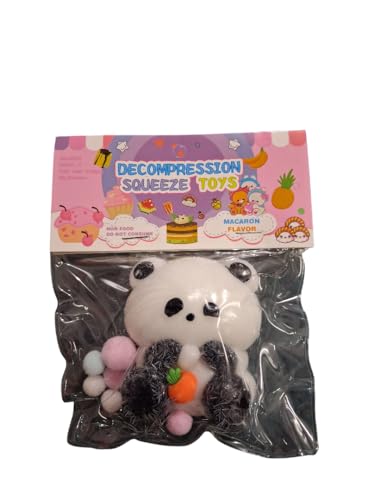 Image of Squishy Squeeze Pandaa Tabaa Squishy Toy for Stress Anxiety Relief ahd Autism Need Special Decompression Toy Pack of 1 Piece