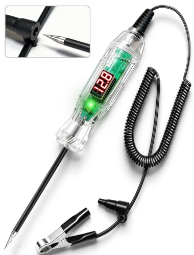 Automotive Test Light, Car Fuse Tester, 3-70V LED Digital Voltage...