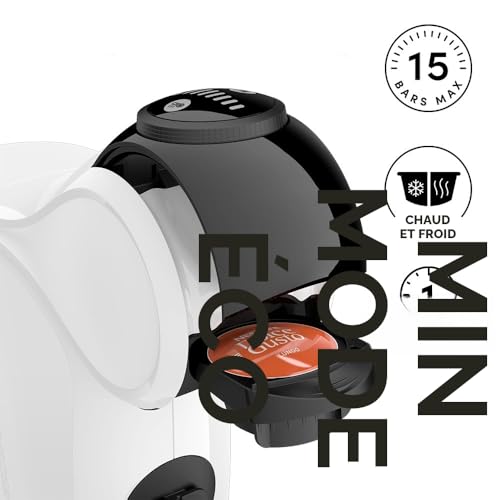 Cafetiere À Capsules De'Longhi Genio S EDG226.W – 1400W, 15 Bars, 0,8L - vue 4