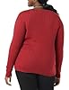 Amazon Essentials Women's Lightweight Cable Knit Long-Sleeve Crewneck Jumper (Available in Plus Size), Dark Red, XXL #4
