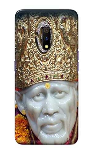 Image of PRINTFIDAA Sai Baba Lord Shiridi Great God Hinduism Hindu Religious Printed Designer Hard Case for Realme X /Oppo K3, RMX1901 Back Cover -(e) RPM1005
