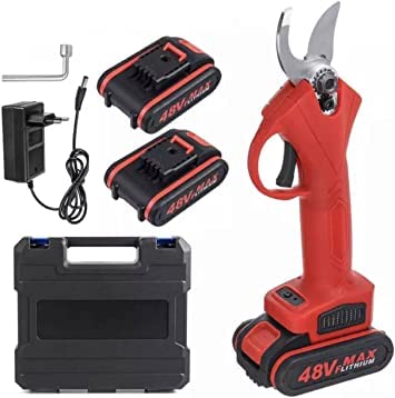 openspaceshop FORBICE DA POTATURA A BATTERIA CESOIA 48V TAGLIO 30MM