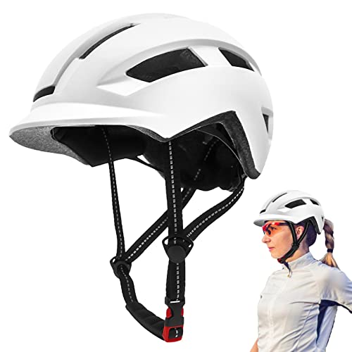 Ximan seguridad para bicicleta,Sombrero de protección reflectante para la cabeza Deportes Ciclismo | seguridad para bicicleta Montaña y Carretera Parasol para Hombres, Mujeres