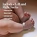 Owlet Accessory Fabric Sock for Dream Sock Baby Monitor, Fits Babies 0 to 18 Months, Dusty Rose (Sensor and Base Station Not Included)