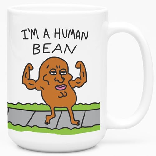 Best Bean To Mug Coffee Machine 7 LookHUMAN Funny Coffee Mug - 'I'm A Human Bean' Mo