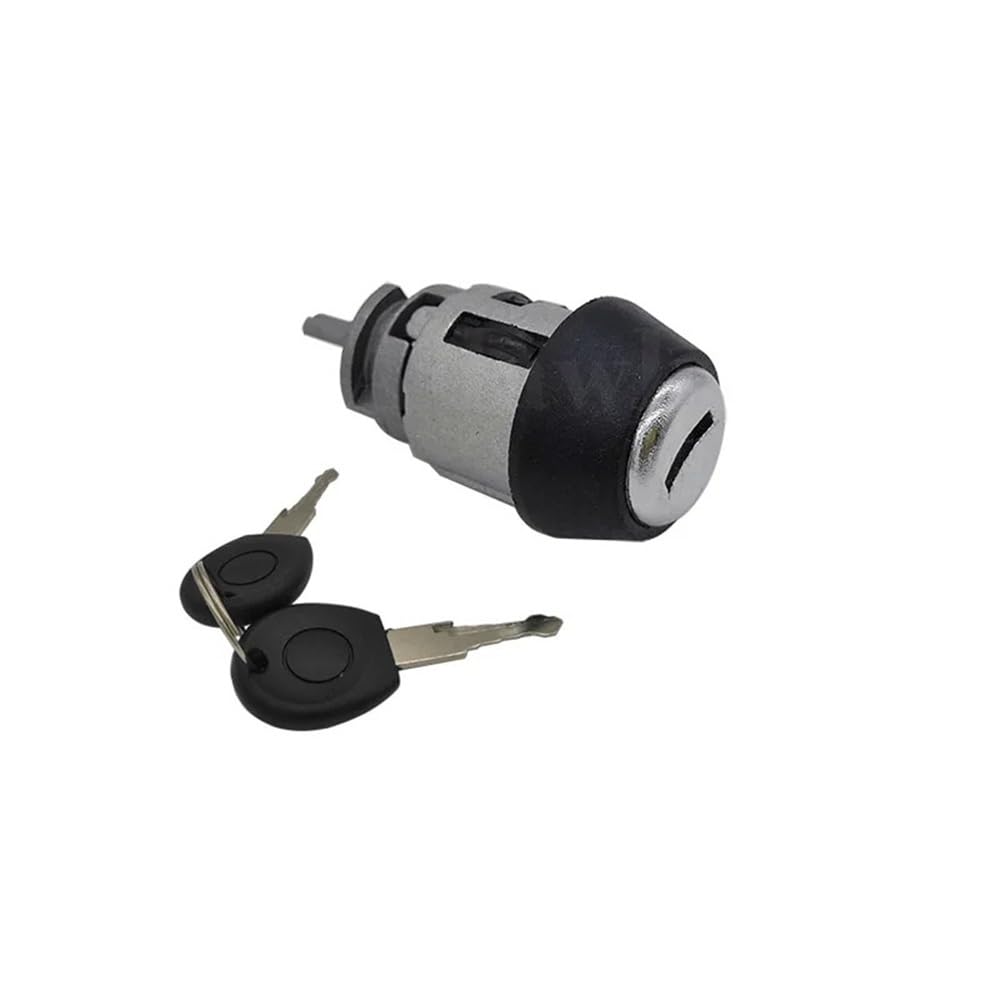 Hzsmyxgs One Color Car Lock Barrel 357905855B Compatible With Vw For T4 For Transporter 1990-2003 Car Ignition Lock Barrel Cylinder With Keys