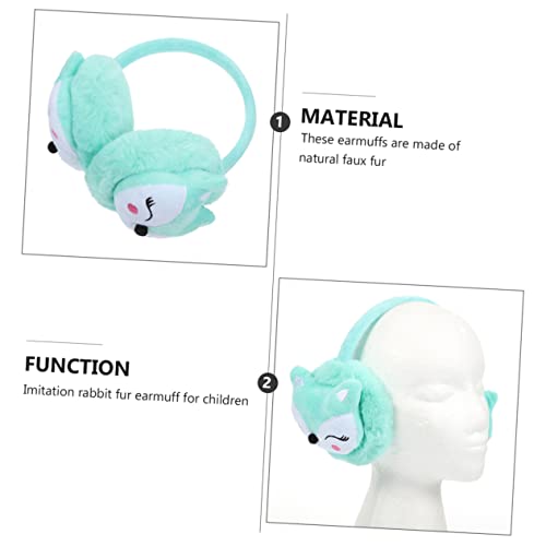 2pcs Boys and Girls Ear Warmers Winter Boy Girl Ear Muffs Rabbit Fur Reusable Comfortable Earmuffs3