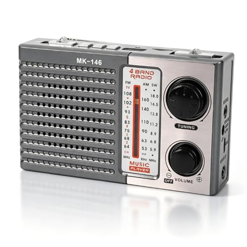 Radio portátil AM FM SW Bluetooth USB recargable miniatura 1