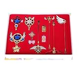 Cardcaptor Cosplay Accessory Jewelry Set in a Collection Box