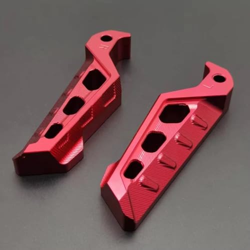 �p�b�Z���W���[�t�b�g���X�g Compatible With Yamaha For FZ400 FZS600 TDM850 �I�[�g�o�C�A�N�Z�T���[���A�y�_������ȃt�b�g���X�g�t�b�g�y�O�u���P�b�g(Red)