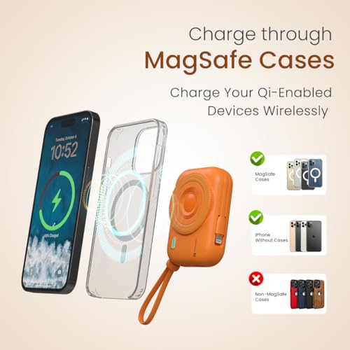 Portronics Store Portronics Power Shutter 10000mAh Powerbank, Orange - Image 4