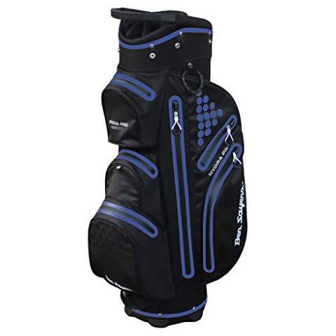 Ben Sayers Hydra Pro Bag - Golftasche - Schwarz/Violett, wasserdicht Cover
