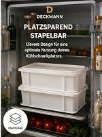 Deckmann 1 Pizzaballenbox + 1 Deckel - kleine Variante für kleinere Kühlschränke 31x21x12cm | Made in Italy | Gärbox, Teigwanne für Pizzateig | Teigbox für Pizzaballen, Pizzateigbehälter – Ansicht 4