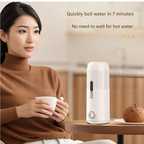Image of Marrone portable capsule coffee machine, Portable Electric Kettle 400ml | 300W Mini Travel Kettle for Tea, Coffee, Milk | Lightweight & Ideal for Home, Office, Travel.