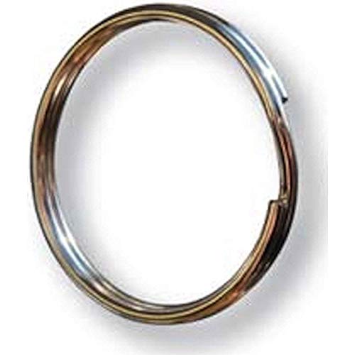 Zak Tool Tactical Key Ring 25 Count - 1.5 inch Silver
