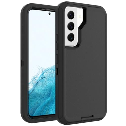 WOGROO Case for Galaxy S21, Heavy-Duty Tough Rugged Shockproof Drop Protective Cover Cases for Samsung Galaxy S21, Black by WOGROO - Used condition - US$7.99