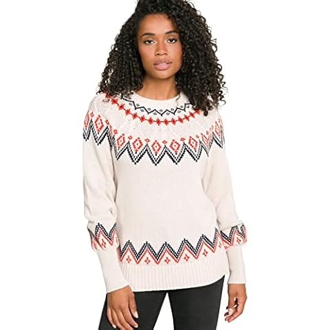 GINA LAURA Damen Norweger-Pullover Cover