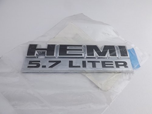 2005-2006 DODGE HEMI 5.7 LITER CHROME EMBLEM DECAL RAM
