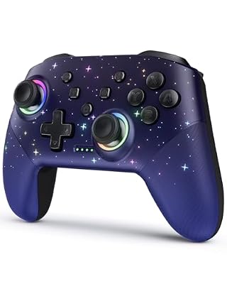 VOYEE Switch Controllers for Switch/Lite/OLED/PC Windows, RGB Star LED