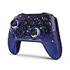 VOYEE Switch Controller, LED Star Wireless Pro Controllers Compatible with Lite/OLED, Multi-Platform Windows PC with 9 Colors Colorful RGB Lights/Programmable/Vibration/Turbo/Wakeup