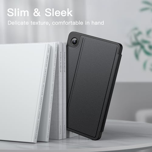 Image of JETech Cover Case for Samsung Galaxy Tab A9 8.7-Inch 2023, Slim Folio Stand Protective Tablet Cover, Multi-Angle Viewing (Black)