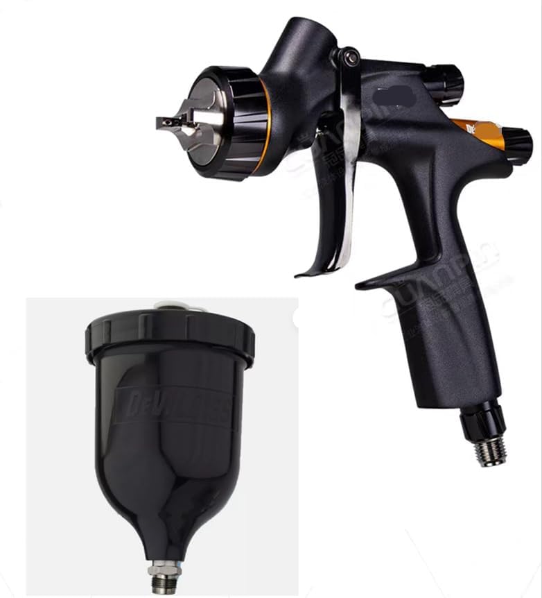 DV1 N Non-Digital HVLP Clearcoat 13mm Spray Gun HVLP Spray Tools for Base Coat 600ml Cup Spray Tools for car