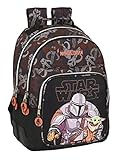 Mochila adaptable a carro Mochila Safta Escolar de The Mandalorian The Guild, 320x150x420 mm
