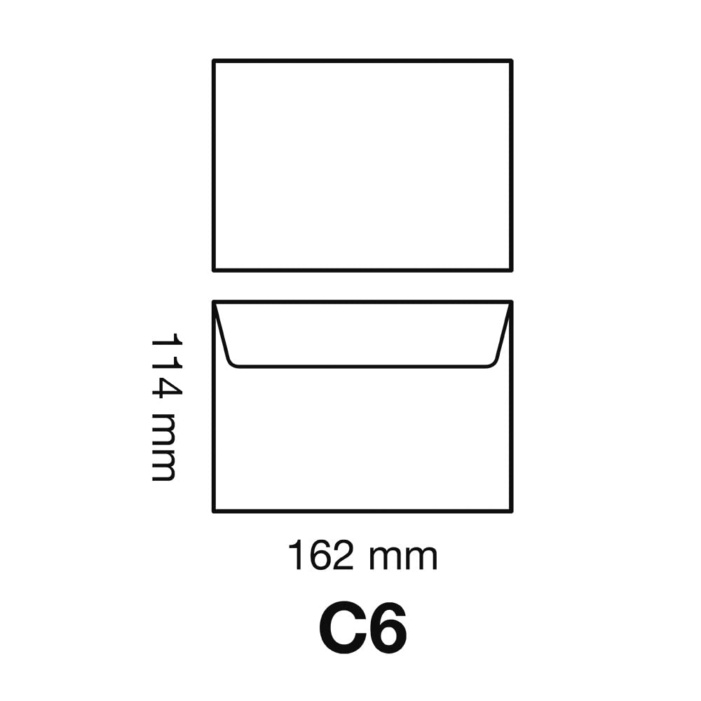 Clairefontaine 5926C koperty x50 C6 114x162 mm 80 g, białe