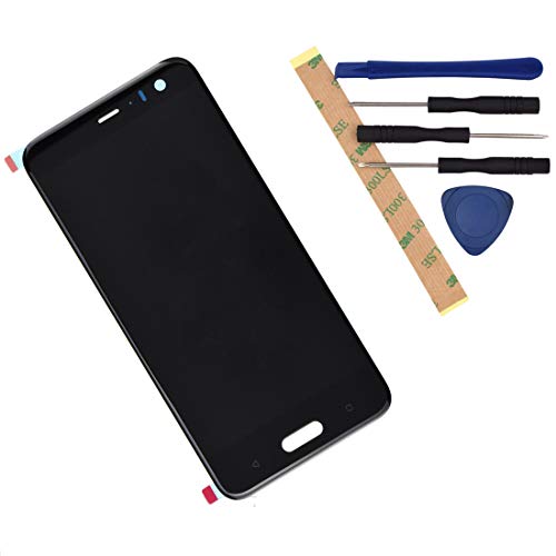 LCD Display Digitizer Touch Screen Assembly Compatible with HTC U11 Life Black【Without Frame】