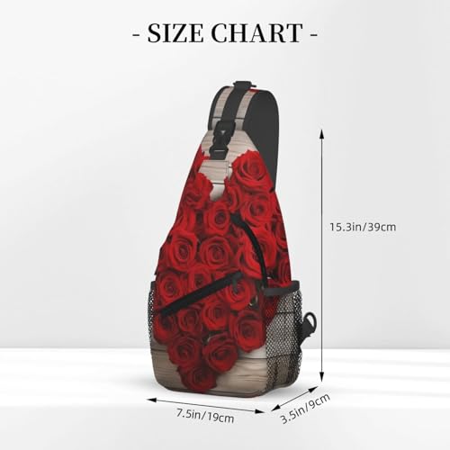Morrales Cruzados estilo Heart-Shaped Roses para Hombre y Mujer miniatura 3