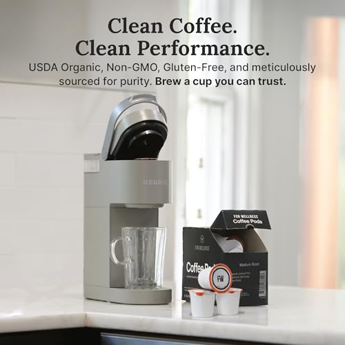 For Wellness Arabica Coffee Pods (24 Pods, Medium Roast) – Pair With The Good Stuff to Supercharge Your Coffee