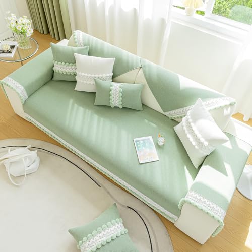 Housse de canapé moderne personnalisable vert premium - 6