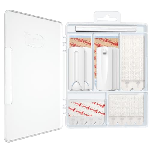 Image of Command Picture Hanging Kit, Hangs up to 15 Pictures (White) 12-Pack, 17213-ES