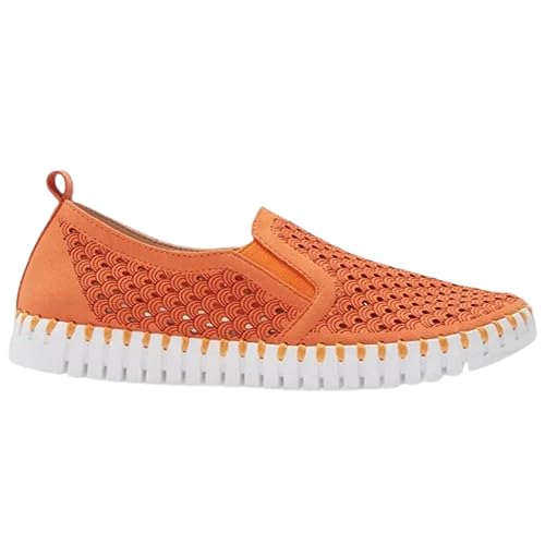 Image of Ilse Jacobsen HORNBAEK Women's Tulip Slip-On Flat | Elastic Side Panels | Lightweight Flexible Comfort.