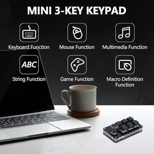 Teclado Mecánico Mini Macro WALFRONTdhexbqioan USB-C miniatura 5