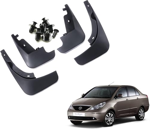 Image of WolkomHome Mud Flap Compatible with Indigo - Durable Splash Guards for Car Exterior Protection