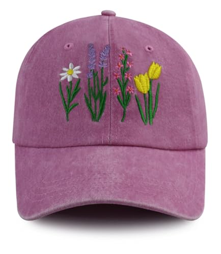 Gardening Gifts for Women, Plant Lovers Accessories Baseball Cap, Garden Hat, Mothers Day Christmas Retirement Birthday Gifts for Mom Mama Grandma Pink