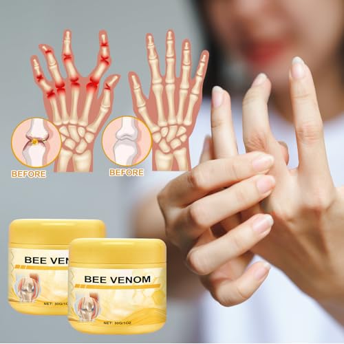 Bee Venom Advanced Joint and Bone Cream,Advanced Bee Venom Gel Joint and Bone Therapy, for Back,Neck,Hands,Feet (2PCS)