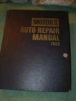 Motor's Auto Repair Manual  1968 B000KXPUO8 Book Cover