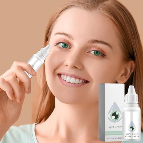 Gotas cosméticas inusuales | Solución líquida colorida | Solución colorida divertida | Botella de 10 ml de 15 g de alta calidad efecto natural para cambiar el color de ojos maquillaje de ojos cosplay