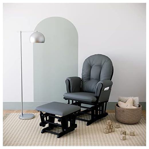 Storkcraft Premium Hoop Glider and Ottoman