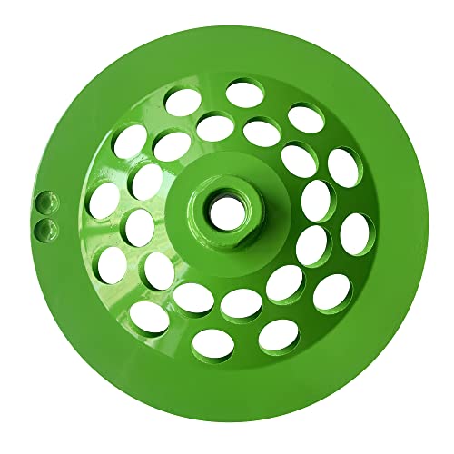 7 Inch 12 Segments Swirl Diamond Grinding Cup Wheel Angle Grinder Disk For Concrete/Masonry/Brick/Stone Floor Slab Grinding 5/8-11 Thread Aggressive Cup Wheel Masonry Tools #TOP1