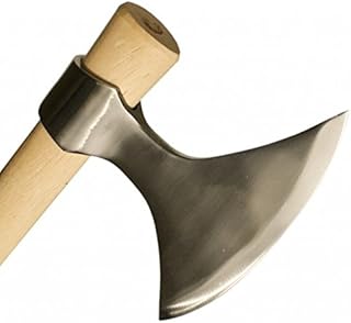 Thrower Supply Chrome Viking Axe - #1 Medieval Battle Tomahawk - 19
