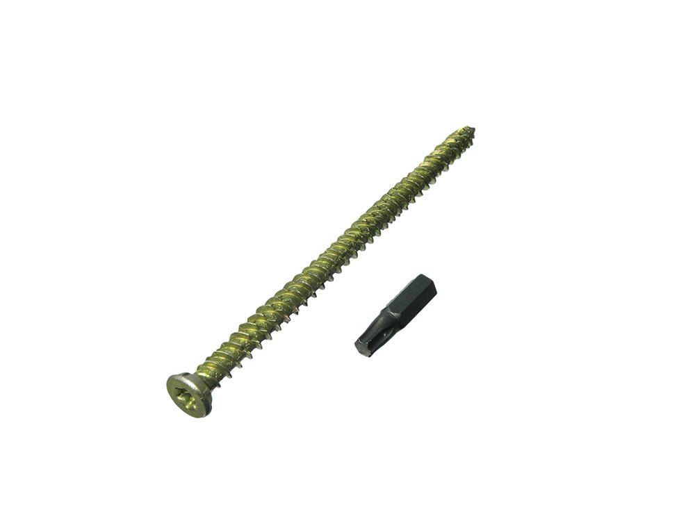 Vis à béton 7,5x42mm pour portes et fenêtres avec embouts Torx lot de 240 pcs